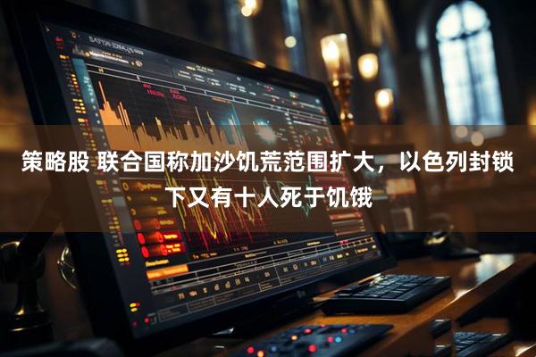 策略股 联合国称加沙饥荒范围扩大，以色列封锁下又有十人死于饥饿