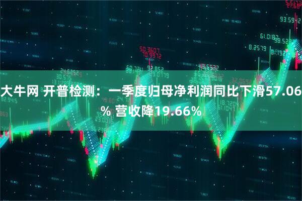 大牛网 开普检测：一季度归母净利润同比下滑57.06% 营收降19.66%
